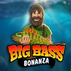 Big Bass Bonanza slot logo by Pragmatic Play at Big Lucky Casino