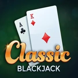Classic Blackjack logo by Red Tiger Gaming at Big Lucky Casino