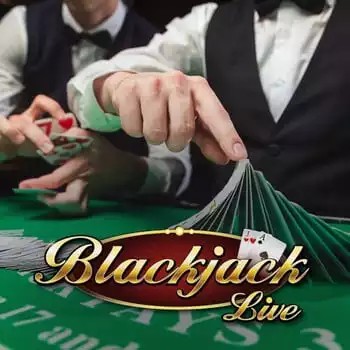 Live Blackjack game by Evolution – logo hosted on Big Lucky Casino
