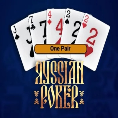 Russian Poker online game logo by OneTouch Games on bigluckycasino.eu.com